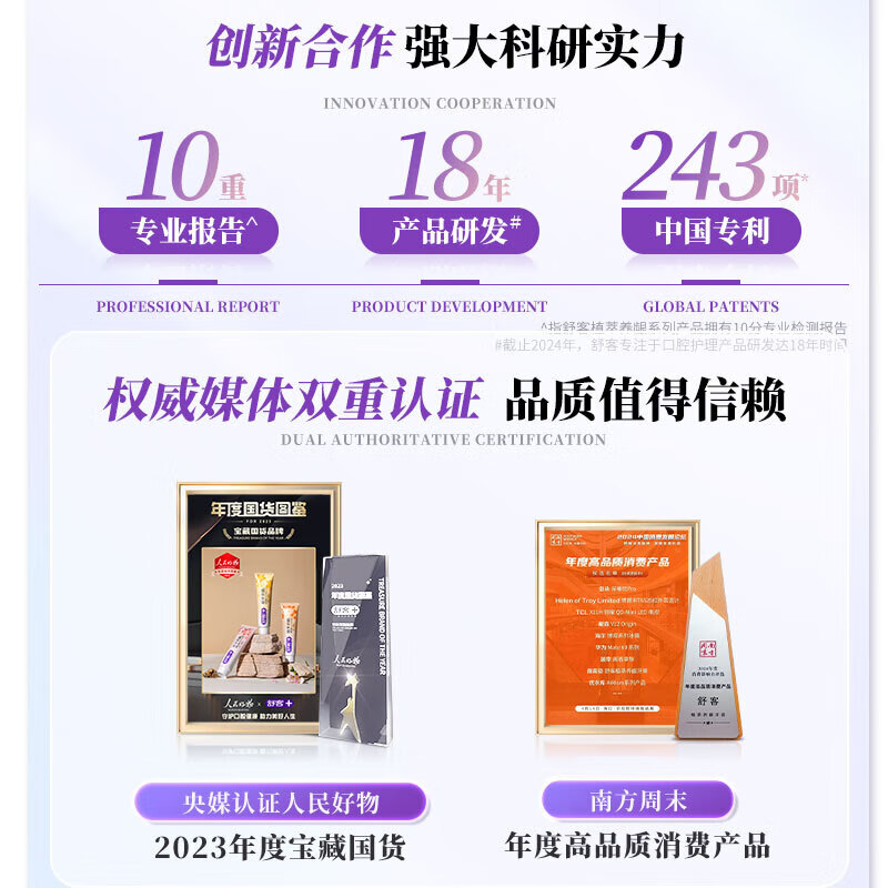 Shuke Zhizhi Gum Nourishing Toothpaste Clears Fire, Protects Gums, Improves Gum Repair 120g*4 Youju Mint Flavor New and Old Randomly Delivered