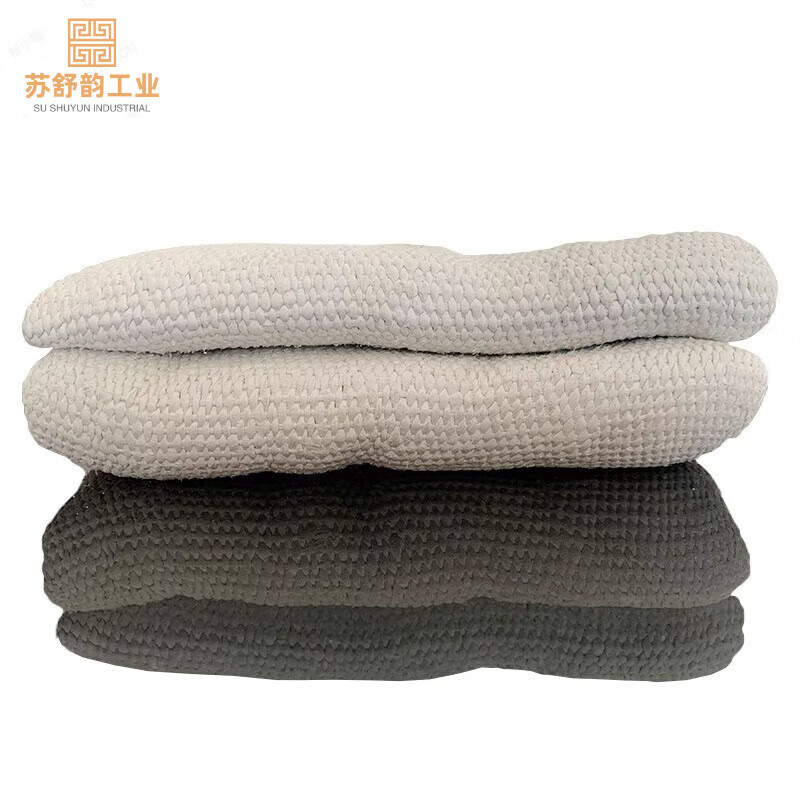 Asbestos blanket fire-fighting blanket fire-certified gas station thickened national standard industrial double-layer fire blanket 1.5m*1.5m customized asbestos blanket 5mx5m national standard model