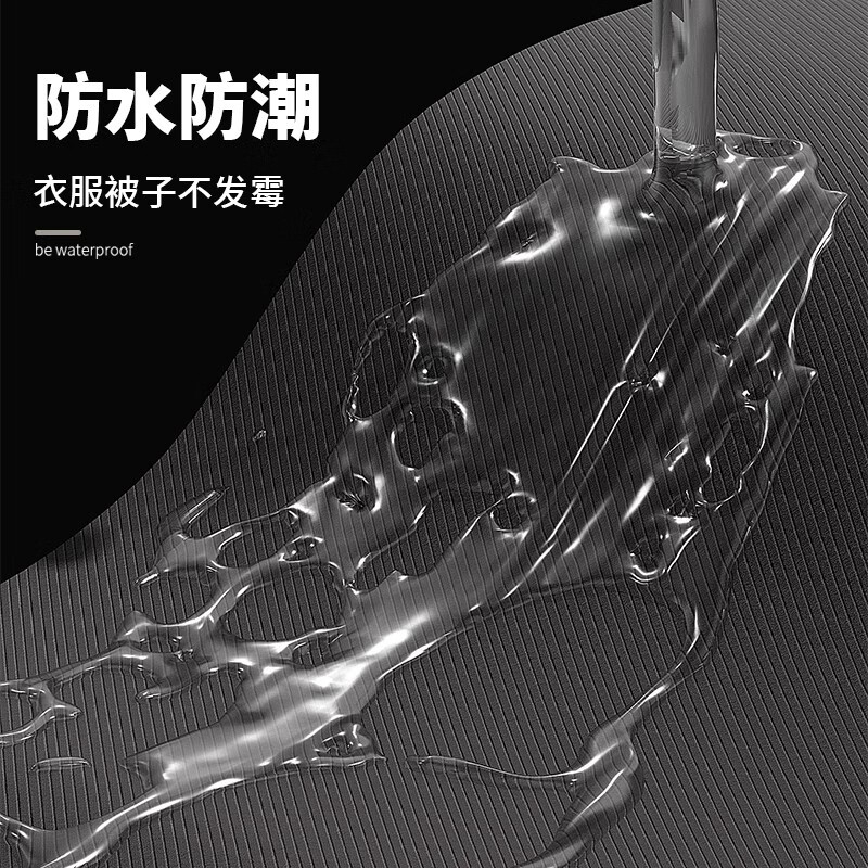 Shijanu Moving Packing Bag Large Capacity Household Quilt Storage Bag Clothes Organizing Luggage Bag Waterproof and Moisture-proof Large Gray-125L 1*1*1cm Thickened-Non-Woven Fabric