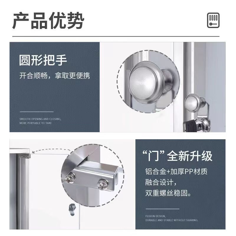 Mobile phone box storage box mobile phone safe box aluminum alloy with lock student wall hanging employee company meeting mobile phone storage box mobile phone storage cabinet 48-bit mobile phone safe box silver