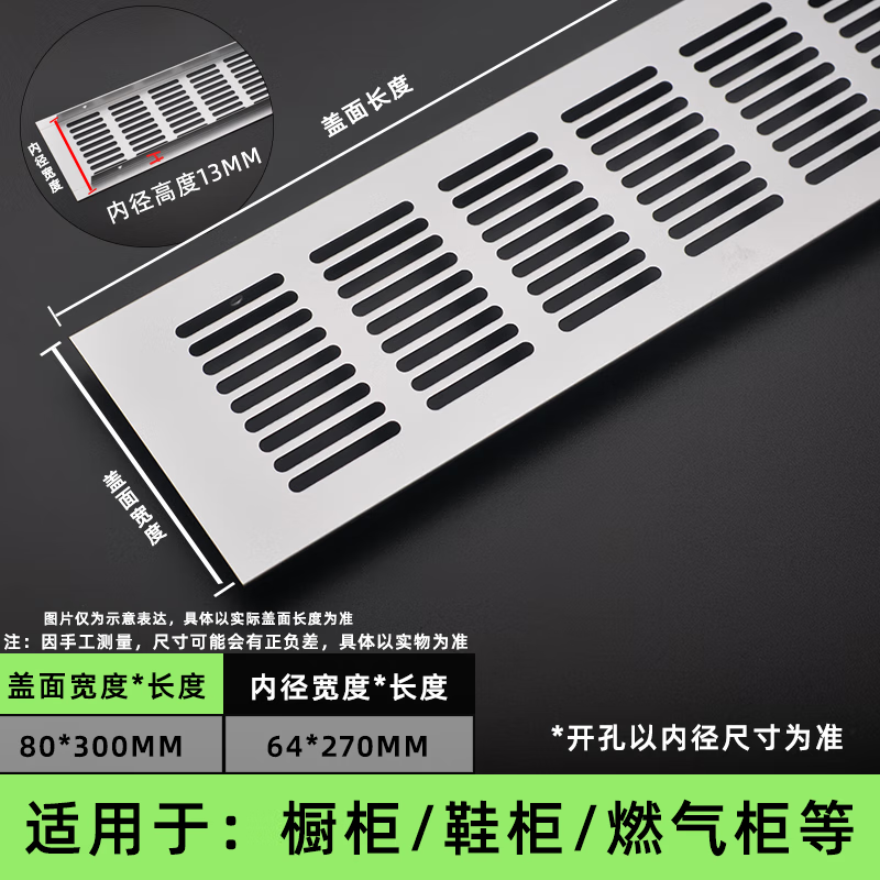 MieLanat customized gas meter cabinet door ventilation hole aluminum alloy refrigerator cooling grille cover ventilation grid cabinet Place an order and contact customer service