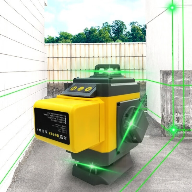 RSRDDY outdoor visible Tonggong strong light point 12-line level meter green light 16-line wall-to-ground dual-use wall-mounted meter new 2-point 1-line top configuration