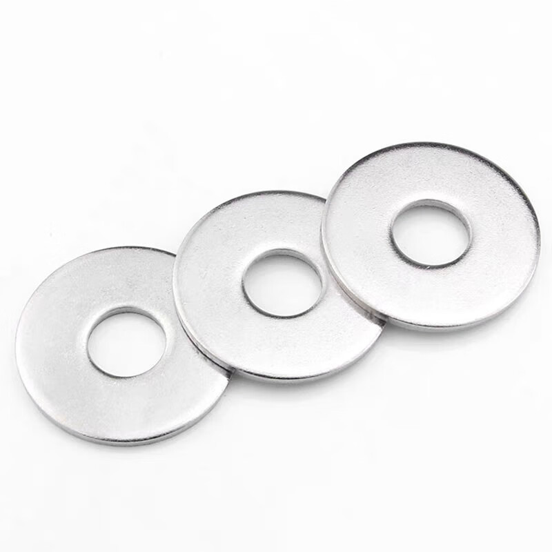 Jingxuan 304 stainless steel enlarged flat washer thickened flat washer gasket M2M3M4M5M6M8M10M12-M18M20M24 4*12*1 20 pieces