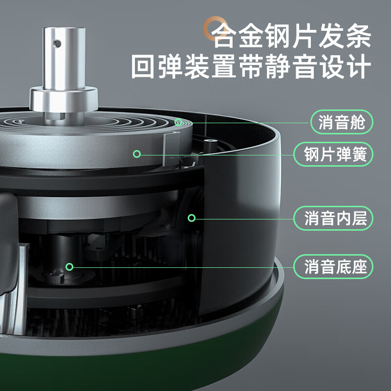 Snode new product American giant wheel home men's and women's abdominal muscle wheel automatic rebound fitness equipment upgraded model abdominal wheel Hulk S650_can switch rebound