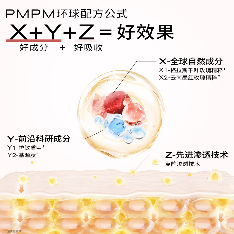 PMPM Double Rose Bubble Oil 10ml, brightening, repairing, hydrating and moisturizing