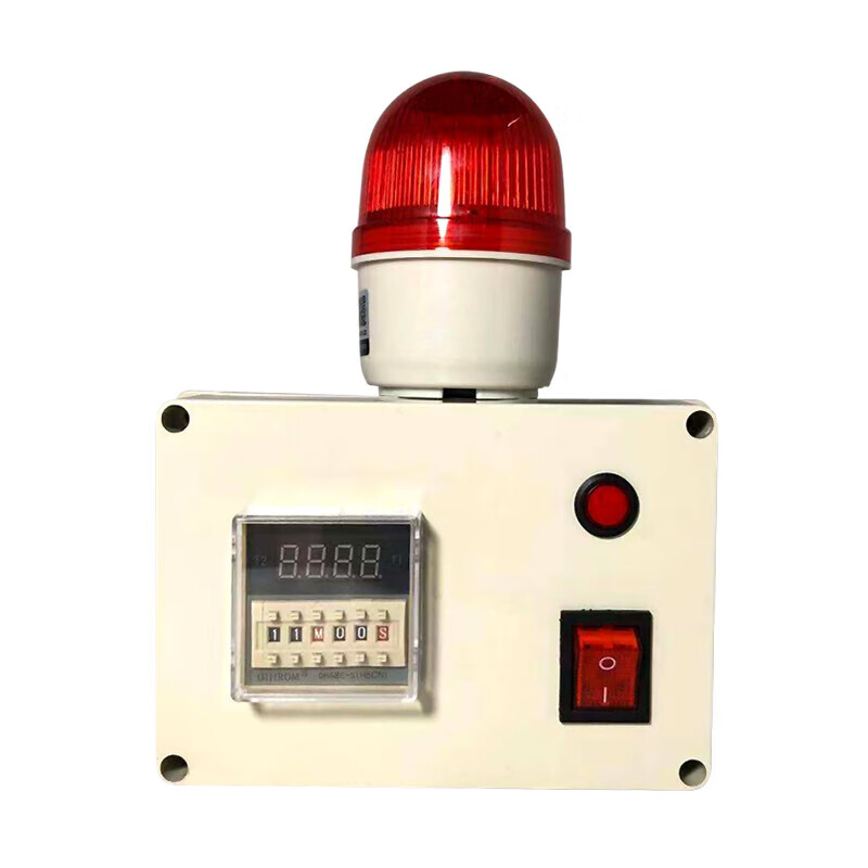 Timing alarm, industrial machinery and equipment time work reminder cycle sound and light alarm, timing alarm, 90 decibel cycle timing alarm