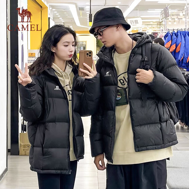 CAMEL Hugable Outdoor Down Jacket Short Water-repellent Warm Jacket Bread Jacket