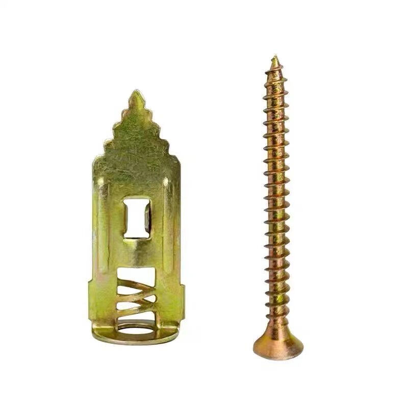 Xinghengmeng driven-in gypsum board expansion screw fiber cement board expansion insulation board Ete board insulation board expansion nail 12*30 tube + 4*30 nail 50 pieces