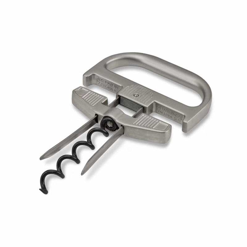 SATWARM American old wine bottle opener ah-so clip-type old wine knife wine opener red wine opener American old wine bottle opener genuine cowhide gift box