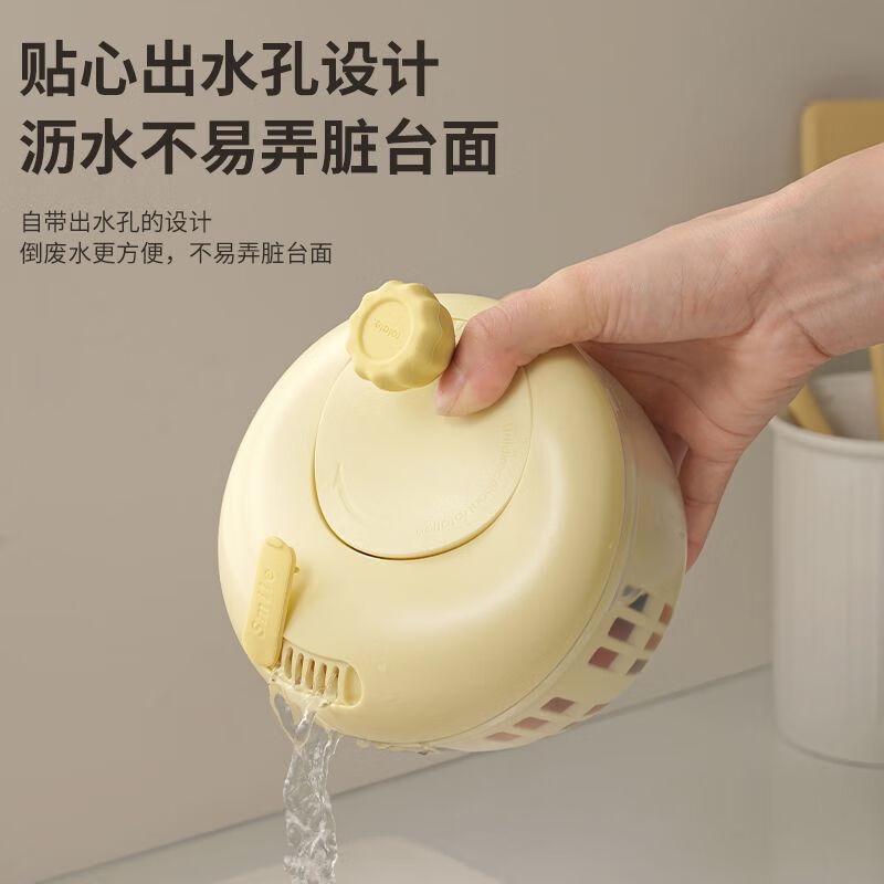 Beijing vegetable dehydrator household fruit drain basket vegetable salad dehydrator hand-cranked drain basket dryer