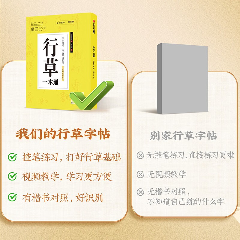 Huaxia Ten Thousand Volumes of Cursive Calligraphy Practice Copybook for Adults Special Calligraphy and Cursive Copying Practice Copybook Fountain Pen Hard Pen Calligraphy Writing Copybook Practice Calligraphy Pen Control Training Quick Cursive Script Practice 5 Books a Day