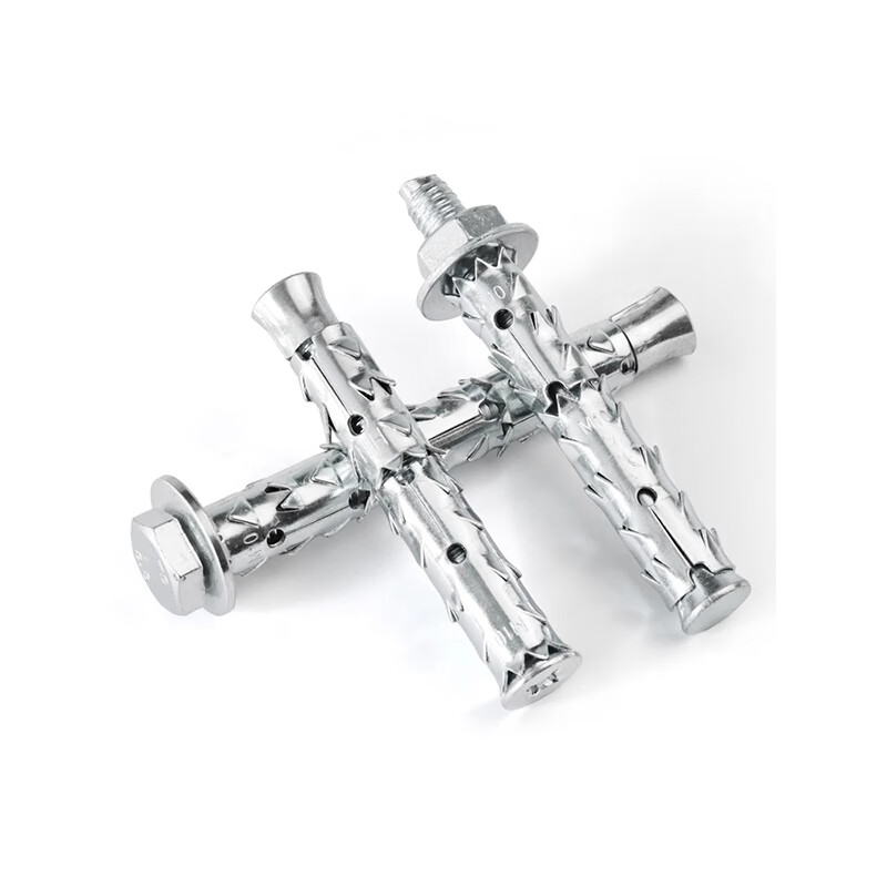 Thousand-speed wheel through mountain thorn expansion screw hollow brick lightweight brick special expansion bolt fish scale expansion tube M8*150 (5 pieces)