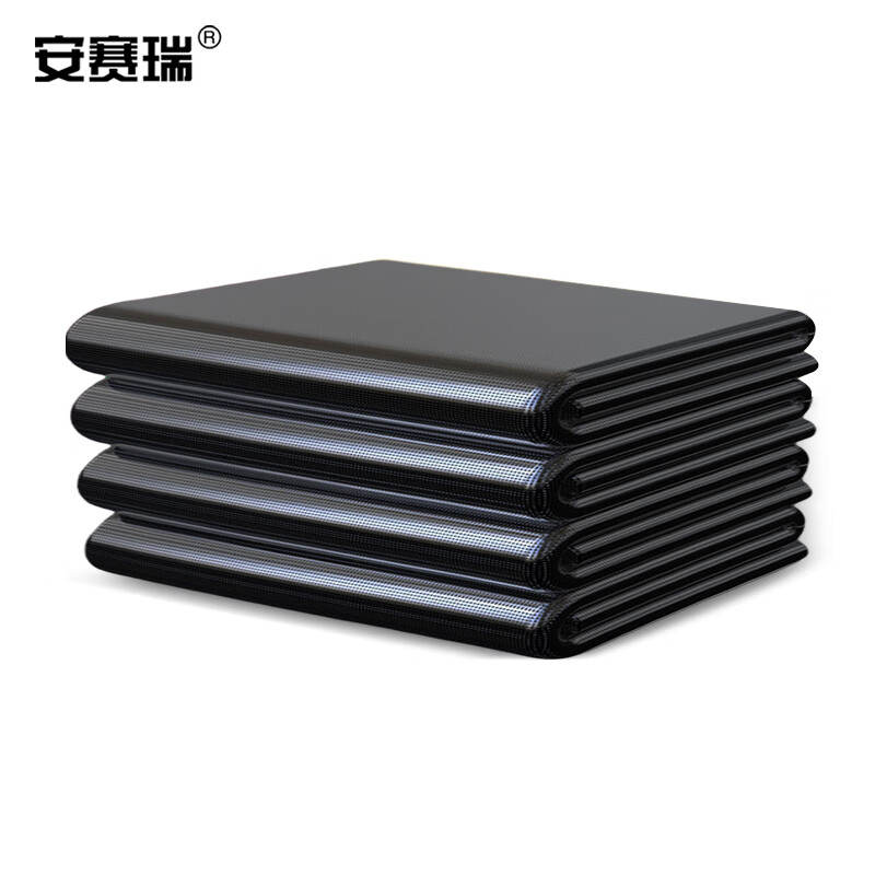 Ansery black garbage bag hotel room thickened garbage bag 45x45cm 1000 pieces/M000005