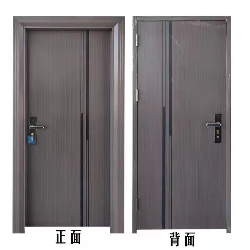 Foshan factory direct sales modern zinc alloy interior door extra thick room door bedroom simple flat door painted door 506 model 88X205x10 inner opening left lock