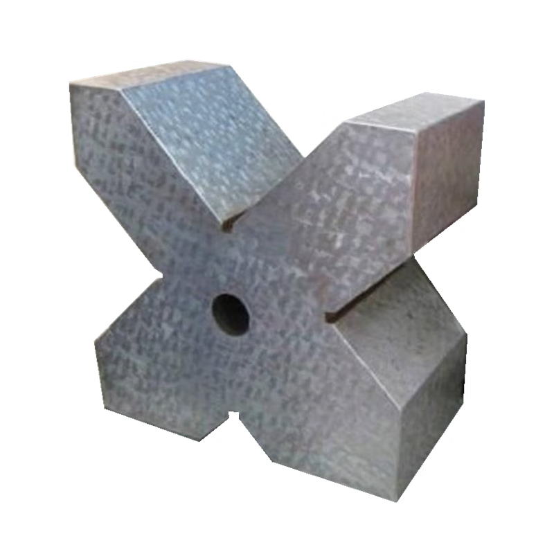 FHJQB cast iron v-shaped iron block large single-port iron milling machine v-shaped frame technical school teaching shaft type marking v-shaped iron solid single port 300*200*100 pair