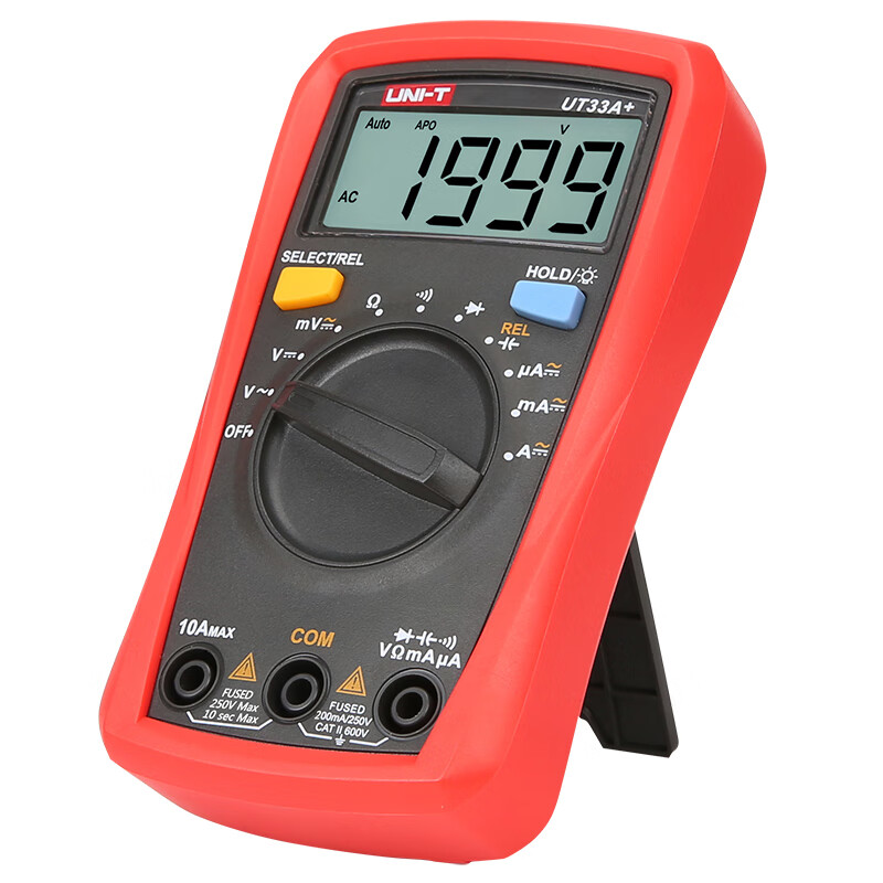 Uni-T UT33A+ pocket digital multimeter, high-precision anti-burn multimeter, electrician meter, multi-meter for home use