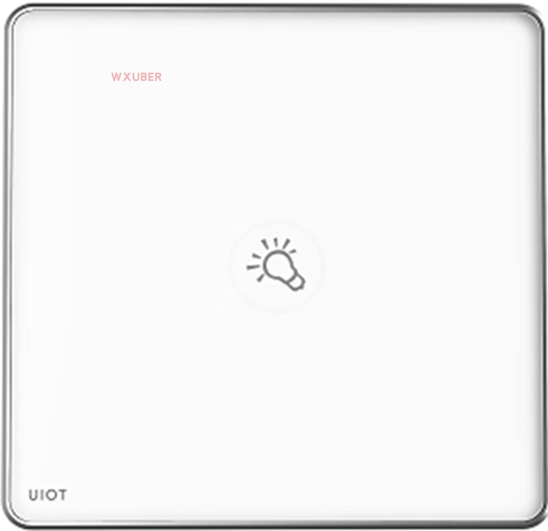 Tongrongcui UIOT super smart home smart single button PRO pearl white champagne gold and silver touch zero fire switch efault glass mirror pearl white
