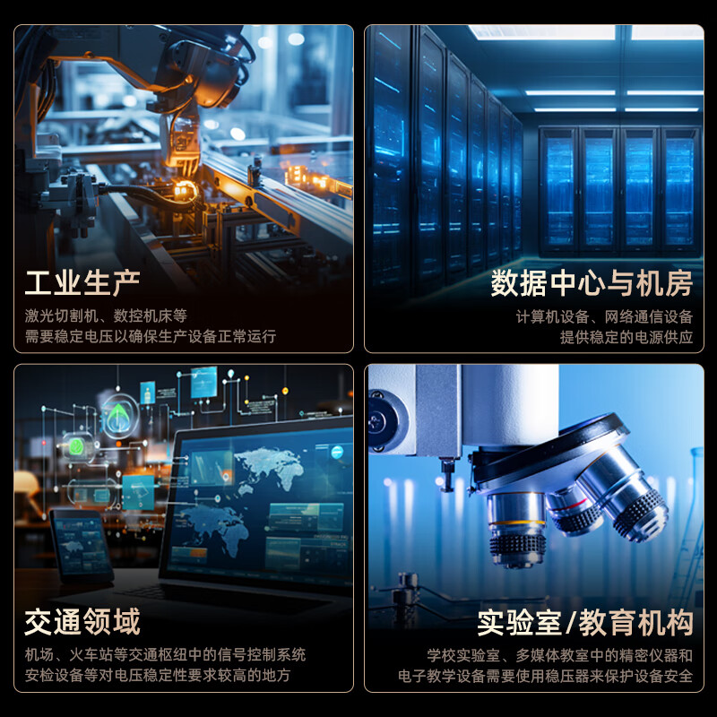 People's Voltage Stabilizer 380v three-phase four-wire high-power high-precision fully automatic industrial 30/50/100kw digital display three-phase voltage stabilizer RETNS6-10KVA