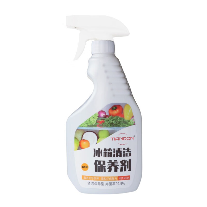 TIANRON refrigerator cleaning and maintenance agent, stain remover, household appliances, refrigerator, freezer, dishwasher, oven, microwave oven, stain remover, vegetable stain cleaning and sterilizer, housekeeping service commercial model, 1 box * 30 bottles (including 30 nozzles/box)