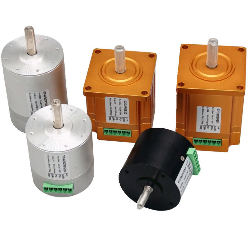 Yue Changsheng DC servo motor integrated DD brushless motor 24-36V low voltage 485/CAN communication 30w50w 57AIM30H100W2500 turn 0.48 pulse + EASYCAN multi-turn