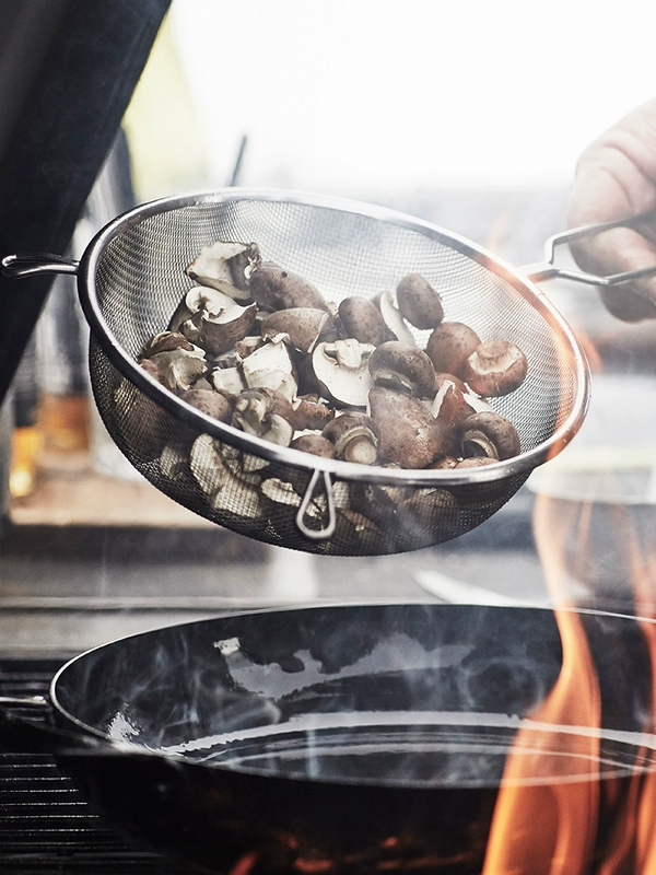 IKEA (IKEA) IDEALISK stainless steel filter spoon filter mesh scoop scoop slag filter skimmer others