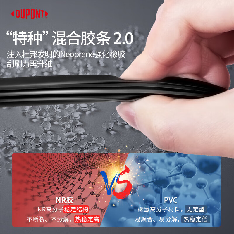 DuPont wiper blade boneless wiper blade is suitable for Great Wall, Great Wall cannon, commercial/passenger/off-road pickup truck