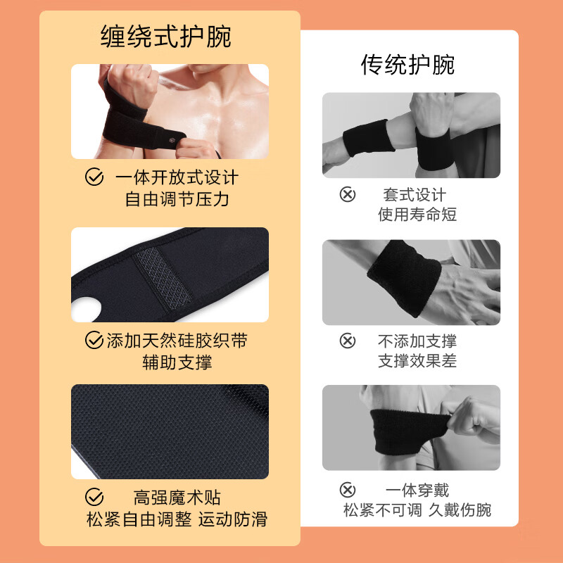 Made in Tokyo, wrist guards TFCC tenosynovitis fitness sports protective gear badminton tennis volleyball anti-sprain 2 pieces