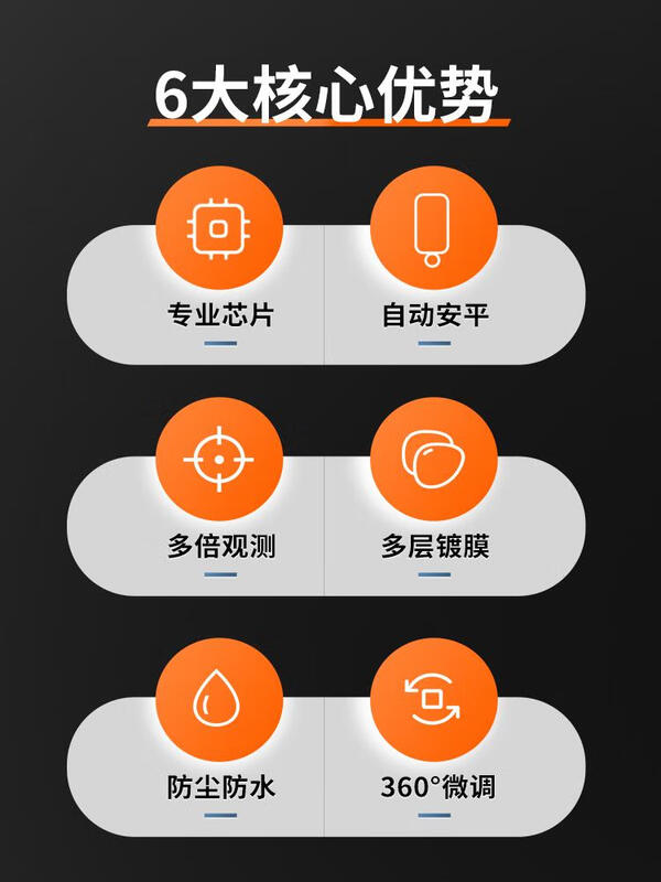 Lairui measuring level high-precision laser engineering measuring instrument elevation automatic leveling complete set of 65 times surveying and mapping flagship model 32 times host + 5 meter tower ruler Bosch same factory