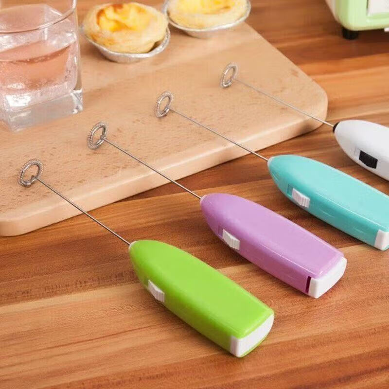 Jidaocook household electric egg beater creative mini handheld kitchen egg coffee milk tea mini stainless steel stirrer affordable price no matter the color - bring your own battery