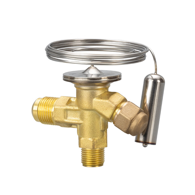 Refrigerator air conditioning cold storage TF type right-angle internal balance R22/R410/134A throttling thermal expansion valve R404/R507 valve body (core 4) comes with nuts