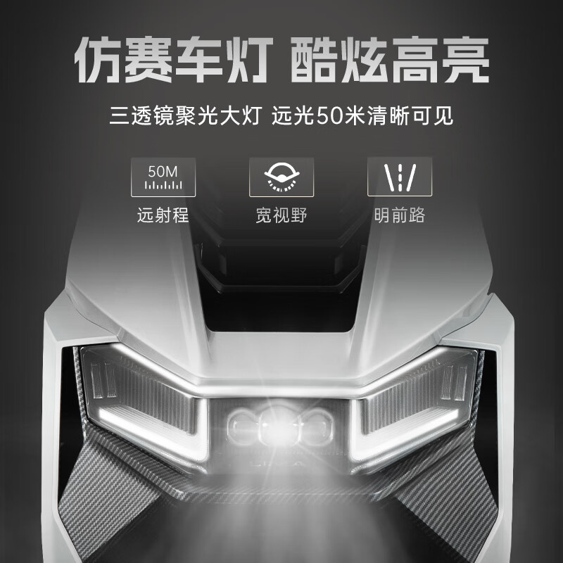 Lima Electric Motorcycle CCTV Powerful Brand Extreme Speed High Speed Range 109KM Powerful Motor 72V38Ah Lead Acid Battery Smart Electric Vehicle Star Green