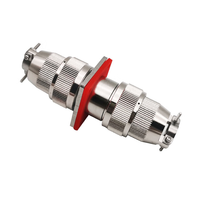 Airtight aviation plug MX23 glass sintered 4 sockets 5 vacuum 678/12 stainless steel 19-core connector MX23-7 core through-wall docking (conventional) 10A