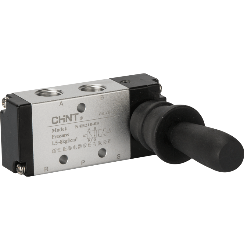 Chint pneumatic switch manual valve 4h210-08 air valve hand turn valve manual reversing valve hand plate valve 3H310-10 3H410-15+6mm connector