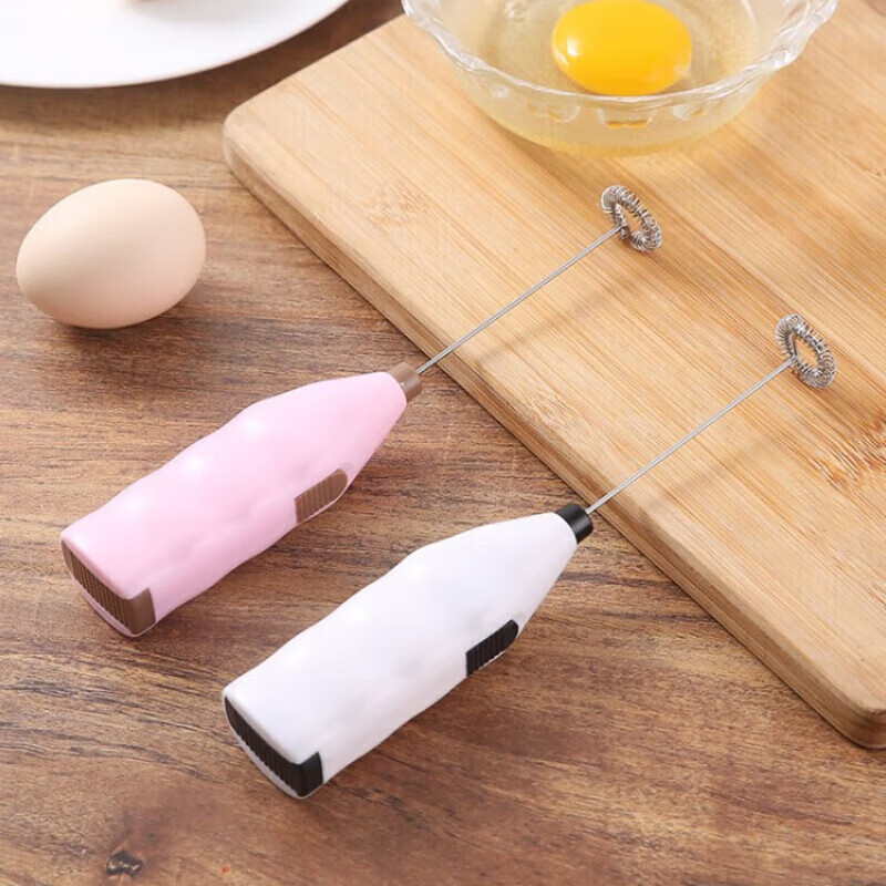 Jidaocook household electric egg beater creative mini handheld kitchen egg coffee milk tea mini stainless steel stirrer affordable price no matter the color - bring your own battery