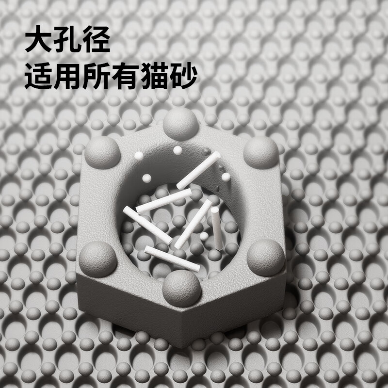 Wang Yejun cat litter mat anti-strip out anti-splash cat litter box mat EVA double-layer sand control mat wear-resistant scratch-resistant anti-slip mat medium size