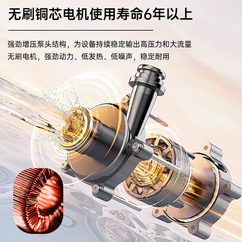 Brother Jie Commercial Steam Cleaner High Temperature and High Pressure Housekeeping Home Appliances Cleaning Air Conditioning Tools Household Multifunctional All-in-One Cleaning Equipment High Temperature Kitchen Oil Fume Degreasing Cleaning Machine Top-equipped Frequency Conversion Model-5500W Type 180KG Six-in-One Standard Model