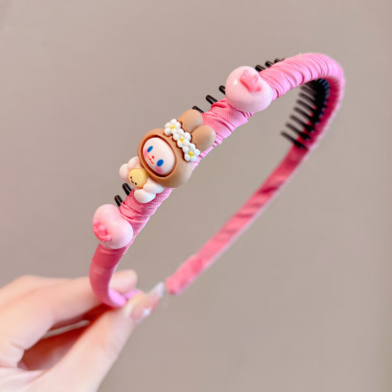 MKING PRETTY children's bangs broken hair artifact hair hoop girls hair accessories anti-slip hairpin head hoop does not strangle the little girl's head Christmas gift