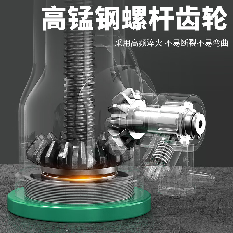 KONOVI mechanical screw jack hand-cranked vertical gear lifter labor-saving wrench 5 tons 10 tons t32 tons 50 tons export quality 3.2 tons national standard