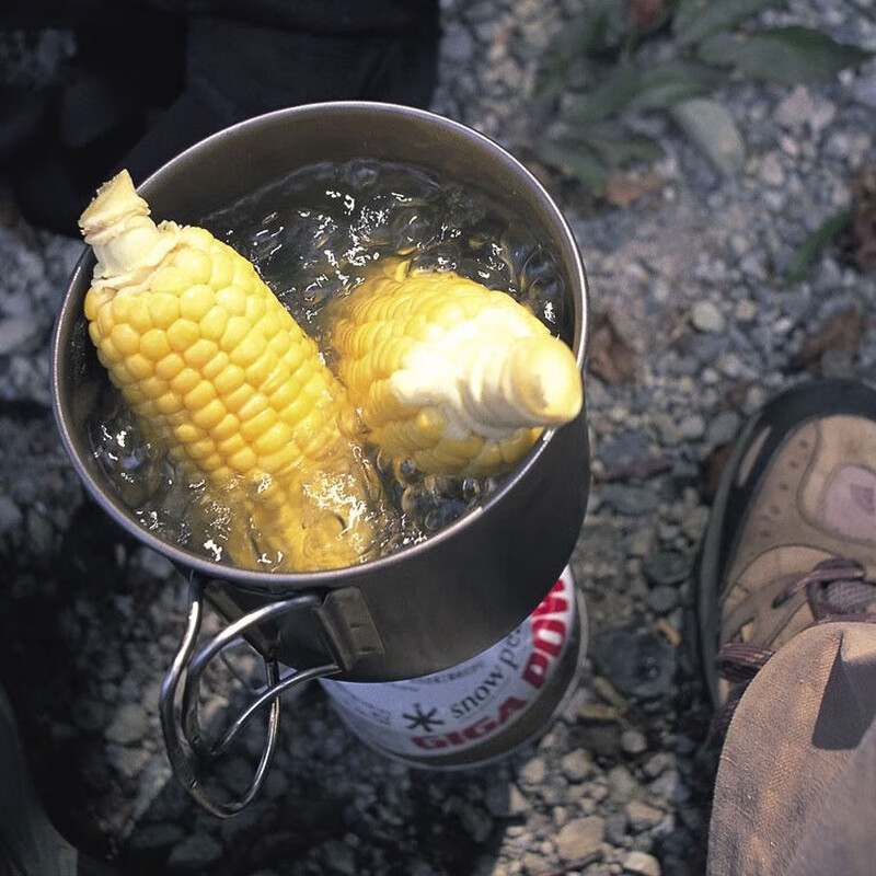 Snow Peak outdoor camping lightweight picnic titanium personal pot 900ml SCS-008T