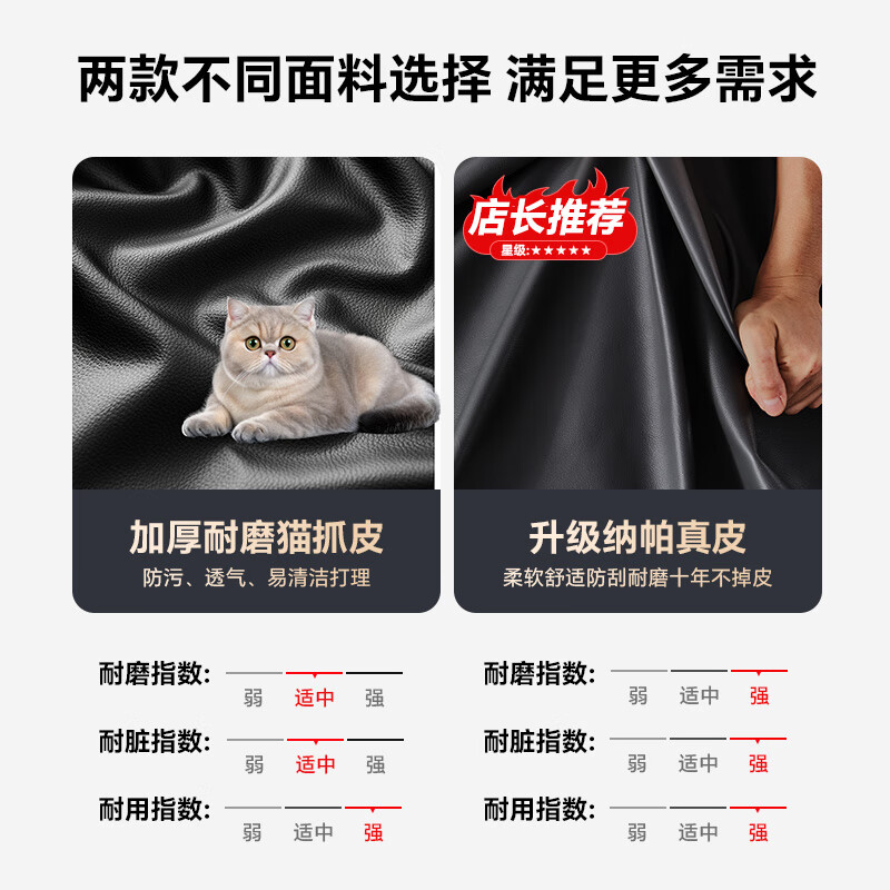 Earl Cullen office sofa coffee table simple modern three-seat leather sofa business reception big black cow reception and negotiation three-seat cat scratch leather