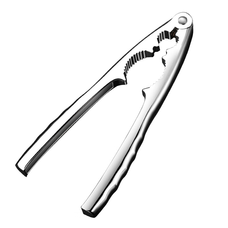 Luluo walnut clamp household walnut pliers hazelnut clamp artifact macadamia nut pine nut opener nut multi-purpose clamp (with 1 storage box + 2 walnut needles) spring detachable