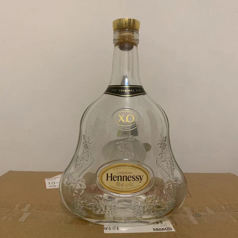 Zailou Hennessy XO 14 pounds original high-end empty bottle bubble wine bottle decorative bottle with box 700ML second-hand 700ML single bottle without box