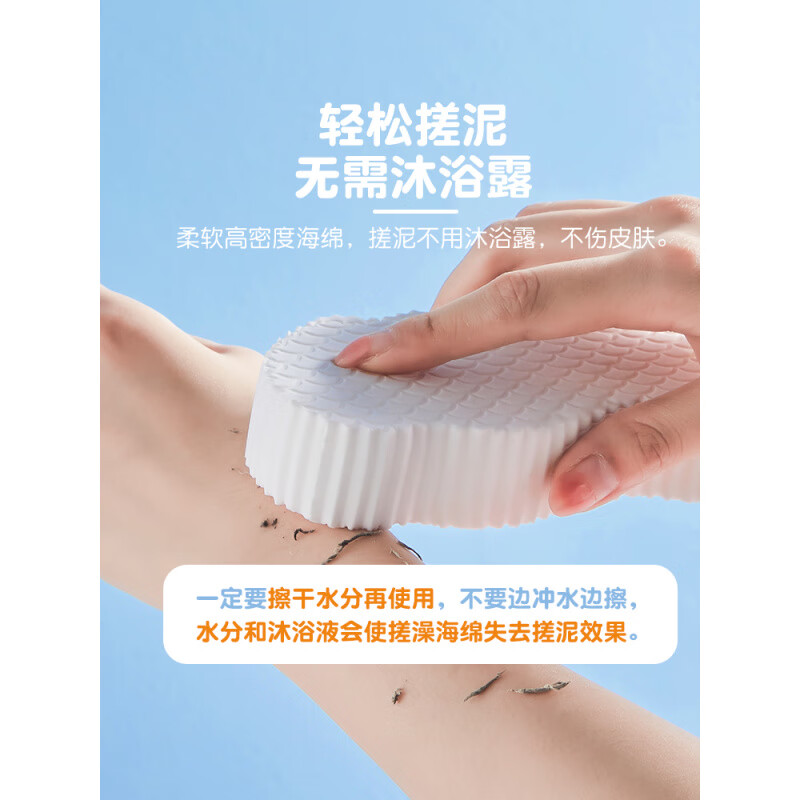 Fat Donglai's same style bath towel Japanese children's bath sponge SpongeBob mud rub artifact for men and women without pain in the mud bath and mud sponge - pink + blue + white + gray (+ hook