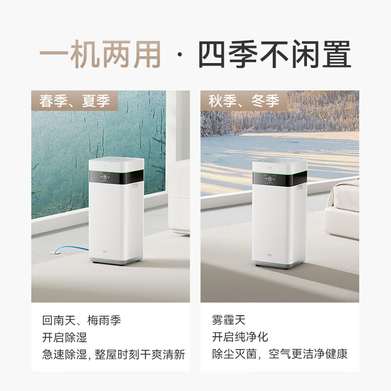 Huawei Smart Selection Hongmeng Smart Selection 720 smart air purification and dehumidification all-in-one machine, purification filter, dehumidifier filter element, suitable for CS50-KJ300, smart replacement reminder