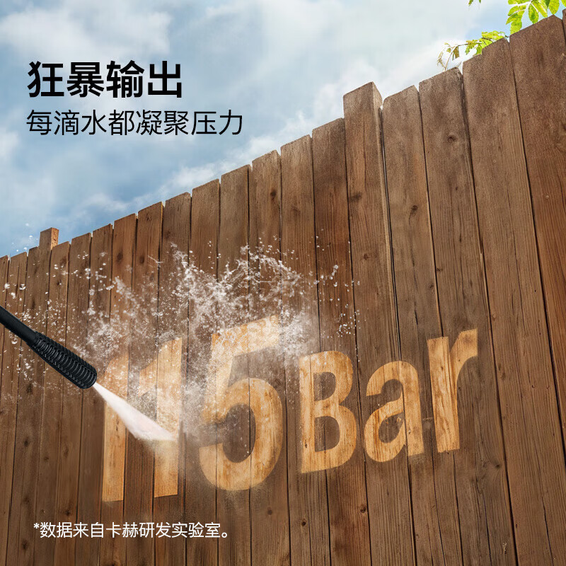 KARCHER German Kach high-pressure spray gun small household water gun cleaning machine high-pressure water gun high-pressure flushing 1400W CTK Compact Plus