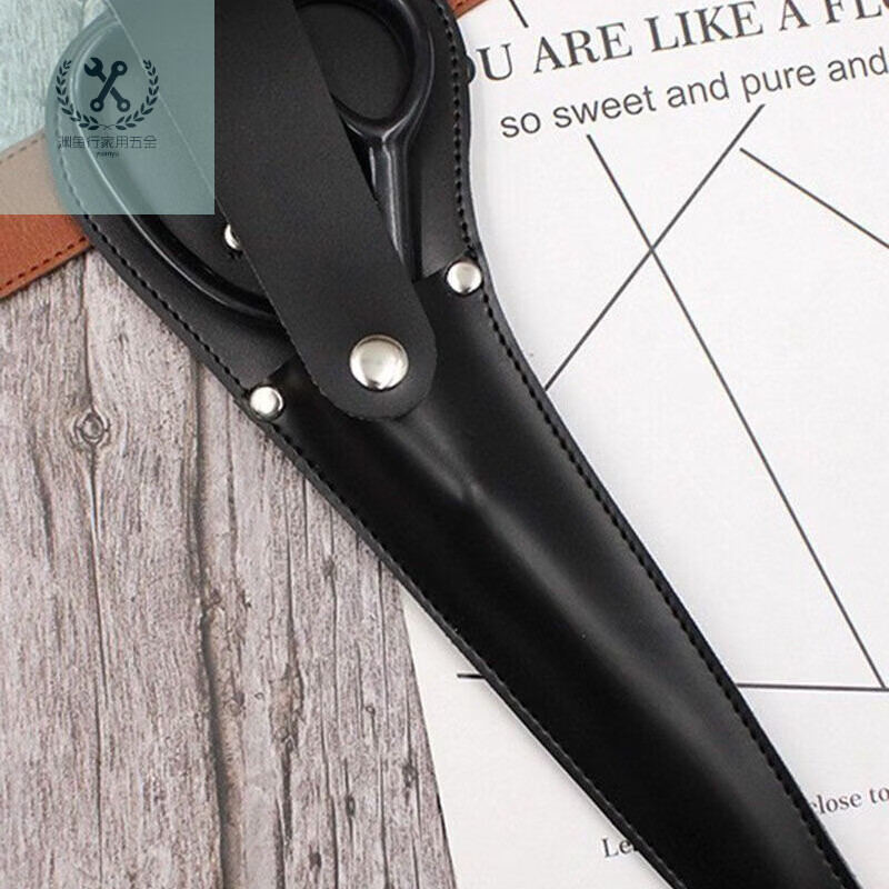 LNGA LANDGRE Large Sewing Scissors Leather Case 12-inch Scissors Leather Protective Case Tailoring Scissors Storage Cover Scissor Case Hanging on Waist 27cm Leather Tailoring Scissors Protective Case (not included)