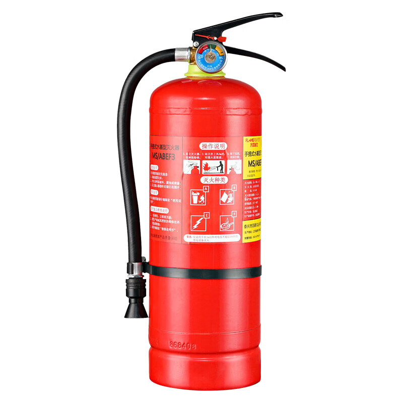 Flame Warrior 25-year new national standard portable water-based fire extinguisher 3L household commercial fire inspection environmental protection large truck