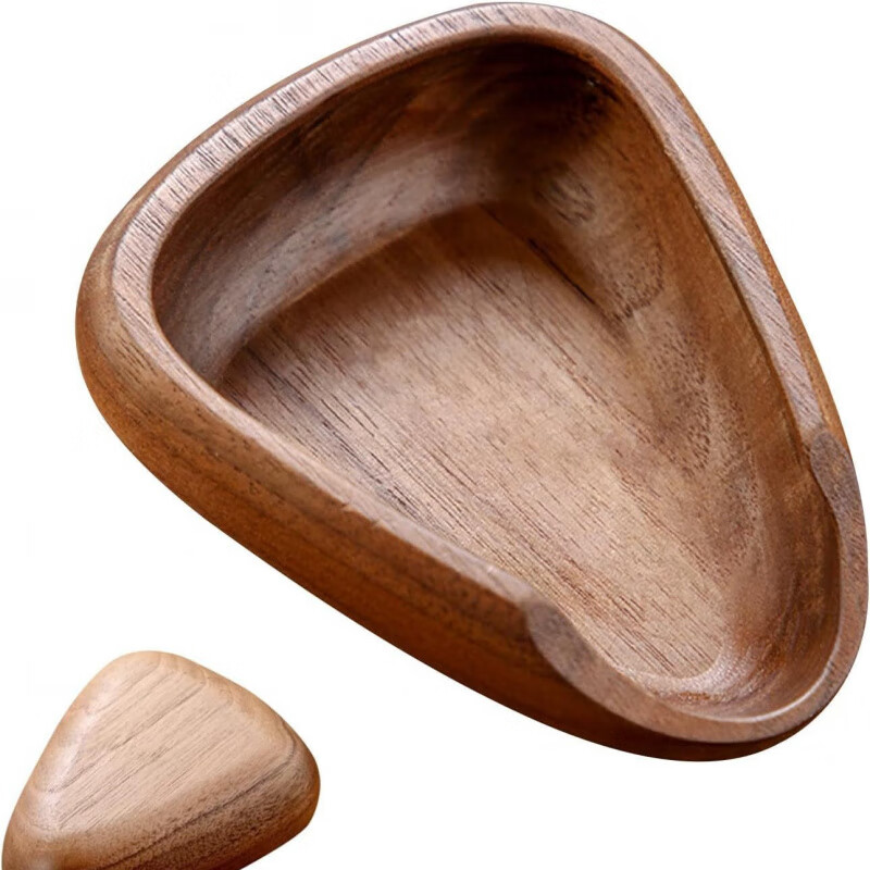 Coffee bean measuring tray walnut wooden coffee weighing bean tray spray coffee powder connecting bean tray tea spoon shovel Sapele style