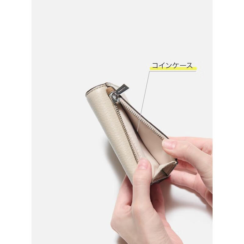 MICHAEL KORS Women's Wallet Multi-Purpose Wallet BRYANT Elegant Design Business Gift Daily Travel Business Meeting Light Sand F