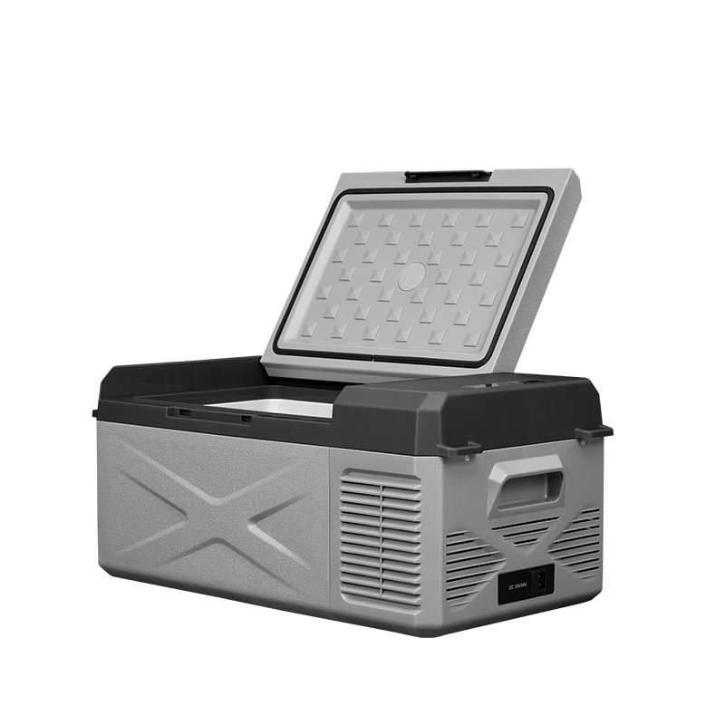 Alpicool car compressor refrigerator 12v car 24v truck 220V large capacity car home refrigeration freezing quick freezing digital display version C(x)15 car and home dual use 15.3L Detech compressor + can freeze